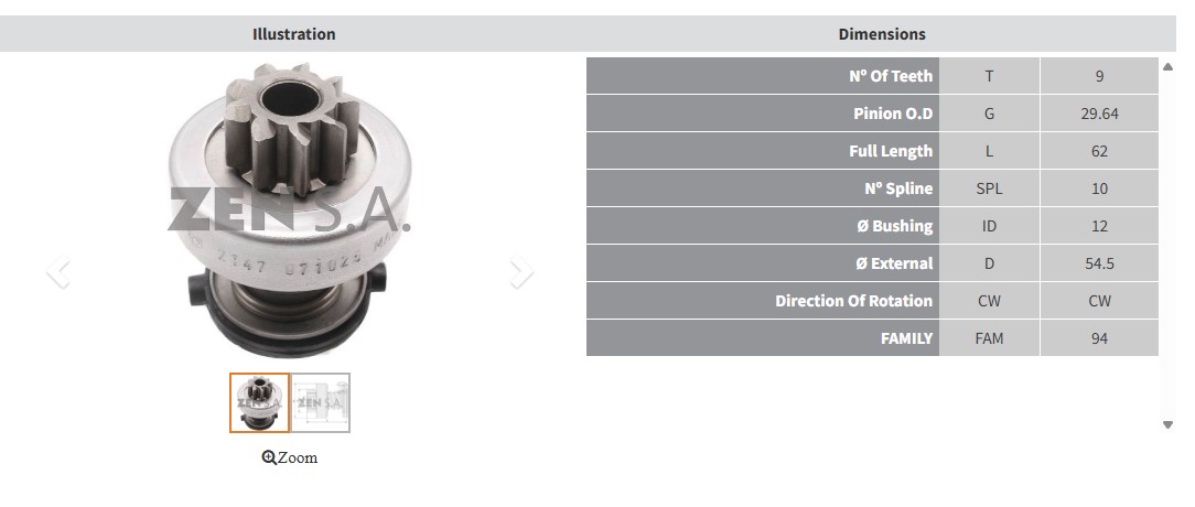 MARS DISLISI 9 DIS BMW 3 - 5 - 7 - X5 / FORD ESCORT - FIESTA - ORION / LAND ROVER RANGE ROVER / OPEL VAUXHALL OME