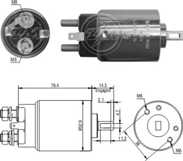 MARS OTOMATIGI 12V NISSAN 2300 - 2500 - CABSTAR - KING CAP