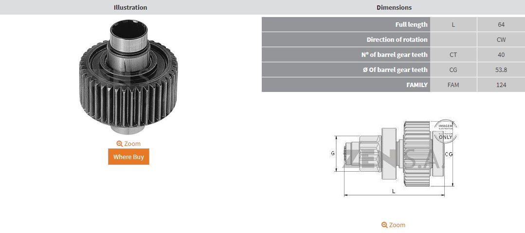 MARS DISLISI TOYOTA HILUX 2.8 D / TOYOTA LAND CRUSIER (ZEN-0921 - ZEN-0946 - ZEN-0947 - ZEN-1097 - ZEN-1601)