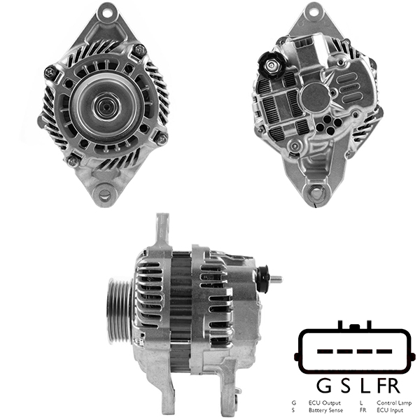 ALTERNATOR (URETIMDEN KALDIRILMISTIR) 12V 85 AMP MITSUBISHI COLT 1.1 - 1.3 - 1.5 / SMART FORFOUR 1.1 - 1.5