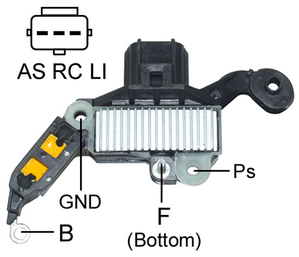 ALTERNATOR KONJEKTOR 12V (14,0V) FORD FOCUS - CONNECT DIZEL VISTEON