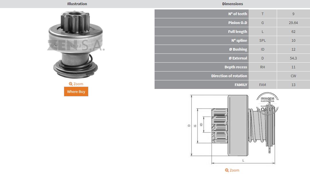 MARS DISLISI 9 DIS BMW 325 - 525 - 725 2.5 TD / LANCIA K 2.4 TD / OPEL OMEGA 2.3 TD