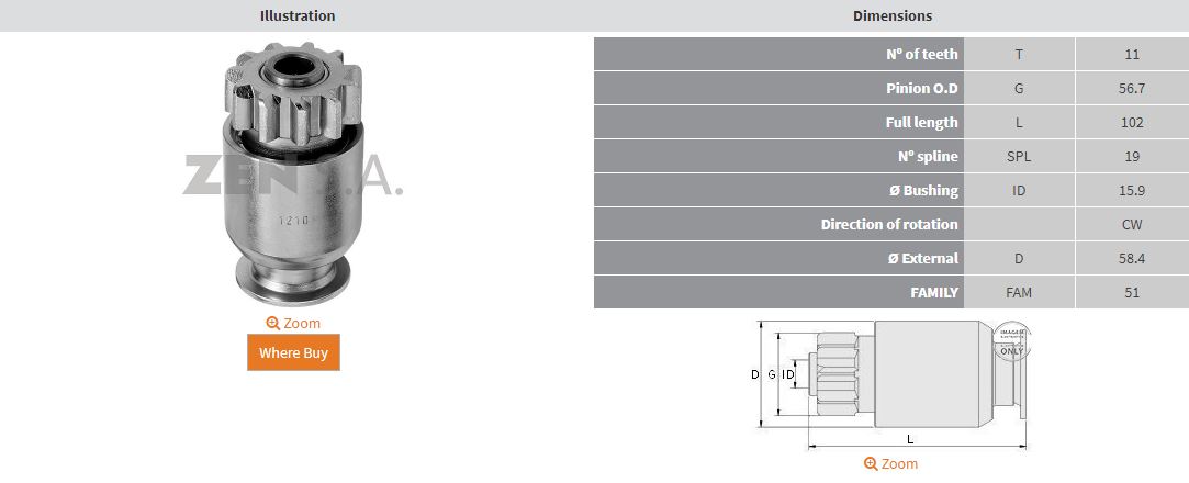 MARS DISLISI 11 DIS TCM 42MT - 50MT 12/24V