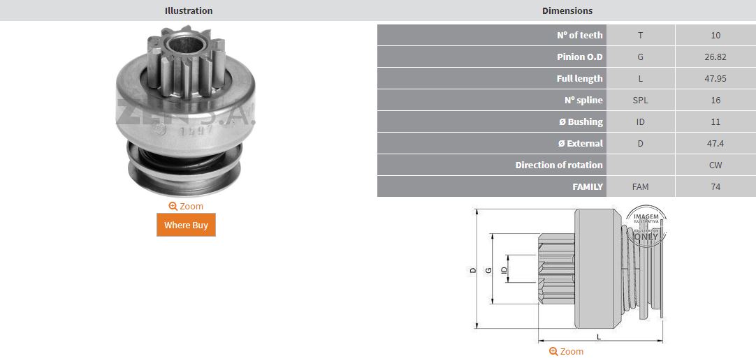 MARS DISLISI 10 DIS FORD FIESTA - FOCUS 1.4 - 1.6 16V - C-MAX 1.6 / VOLVO S40 1.6