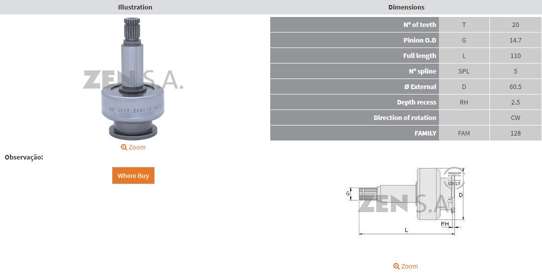 MARS DISLISI 12 DIS VOLVO FL-FE / KHD / RENAULT PREMIUM / VOLKSWAGEN 24280 (241894471-M191X94471)