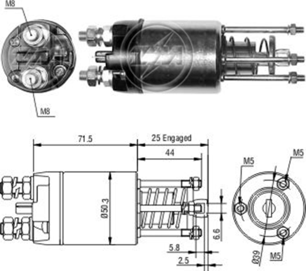 MARS OTOMATIGI 12V FIAT TEMPRA - TIPO - UNO / LANCIA DEDRA