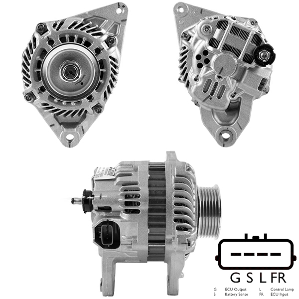 ALTERNATOR 12V 90 AMP MITSUBISHI L200 2.5 DI-D - 2.5 DI-D 4WD