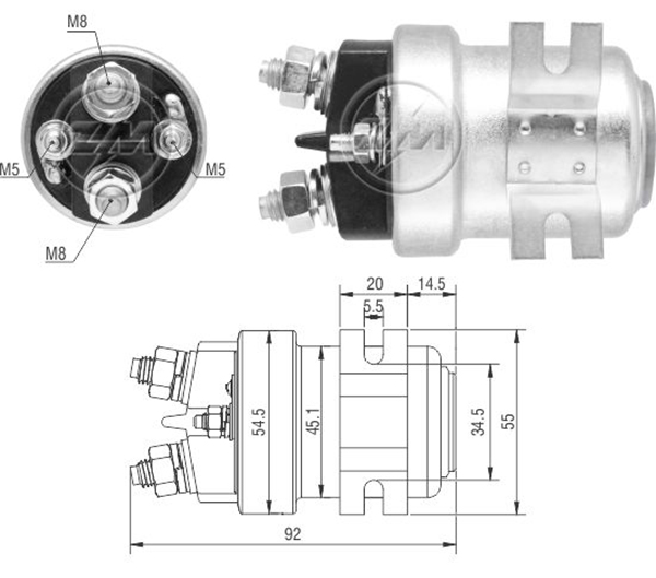 MARS OTOMATIGI 12V 200 AMPER UNIVERSAL TIP ARA OTOMATIK