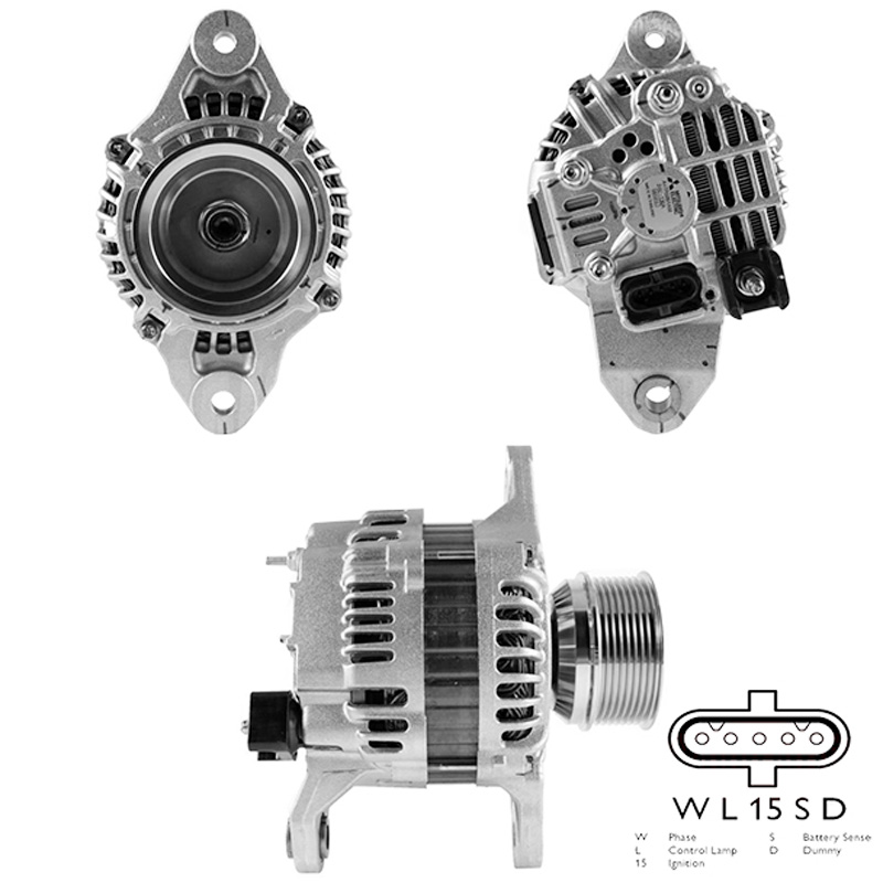 ALT. ALTERNATOR 24V 130 AMP RENAULT / VOLVO FH - FM - FMX 12.8