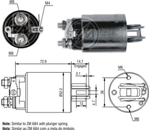 MARS OTOMATIGI 12V ISUZU / THERMO KING / CHEVROLET