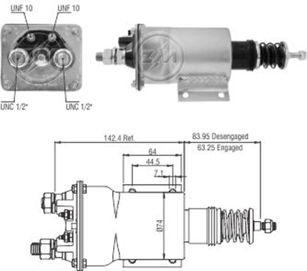 MARS OTOMATIGI 24V 50MT CASE / CATERPILLAR / CUMMINS / FIATALLIS / GM - CHEVROLET