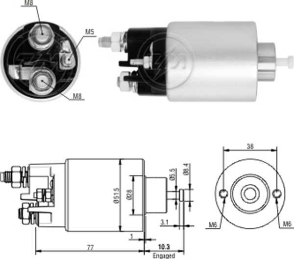 MARS OTOMATIGI 12V CITROEN C4 - C5 - C8 - JUMPY - XSARA / FIAT SCUDO - PEUGEOT 206 - 307 - 406 - 607 - 806 - 807