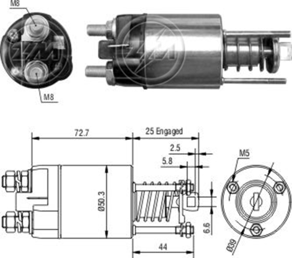 MARS OTOMATIGI 12V AUTOBIANCHI Y10 / FIAT PANDA - TIPO - UNO / LANCIA Y10 / LAND ROVER 800