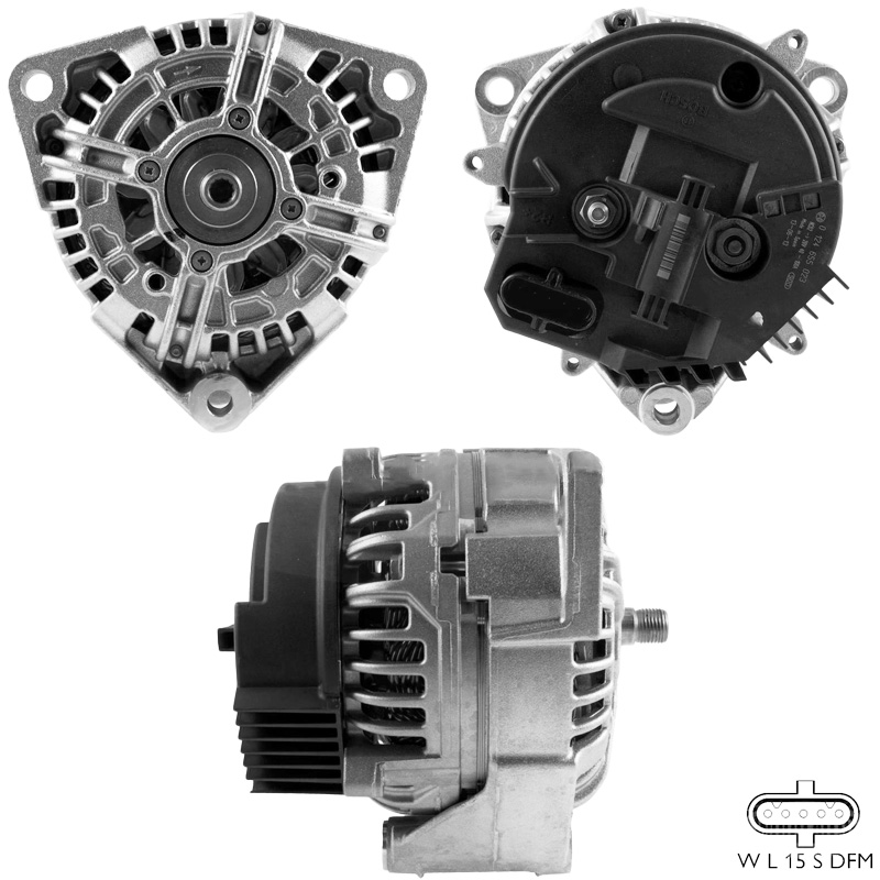 ALT. ALTERNATOR 24V 110 AMP MERCEDES BENZ TRUCKS & BUSES (0124655001)