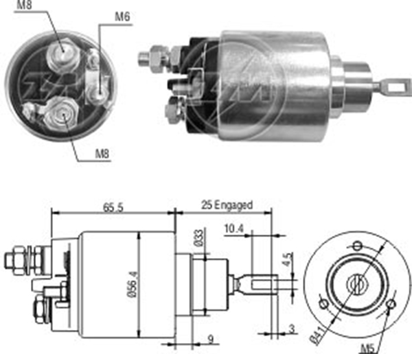 MARS OTOMATIGI 12V FIAT STRADA 1.7 TDS 1999 - 1.9D 2000 (SBO-0479)