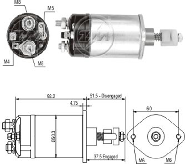 MARS OTOMATIGI 12V FORD FALCON - FAIRLANE - PICK-UP - F1000 - TRUCKF350 - F600 - TAURUS - SIERRA