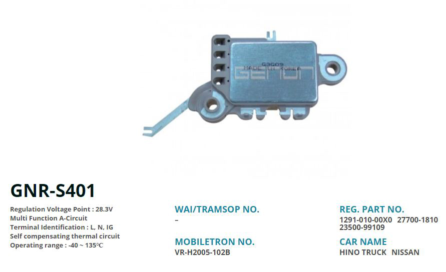 ALTERNATOR KONJEKTOR 24V HINO / KOBELCO IS MAKINASI (L, N, IG)