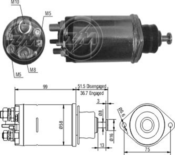 MARS OTOMATIGI 12V 28MT FORD F-12000 - F-14000