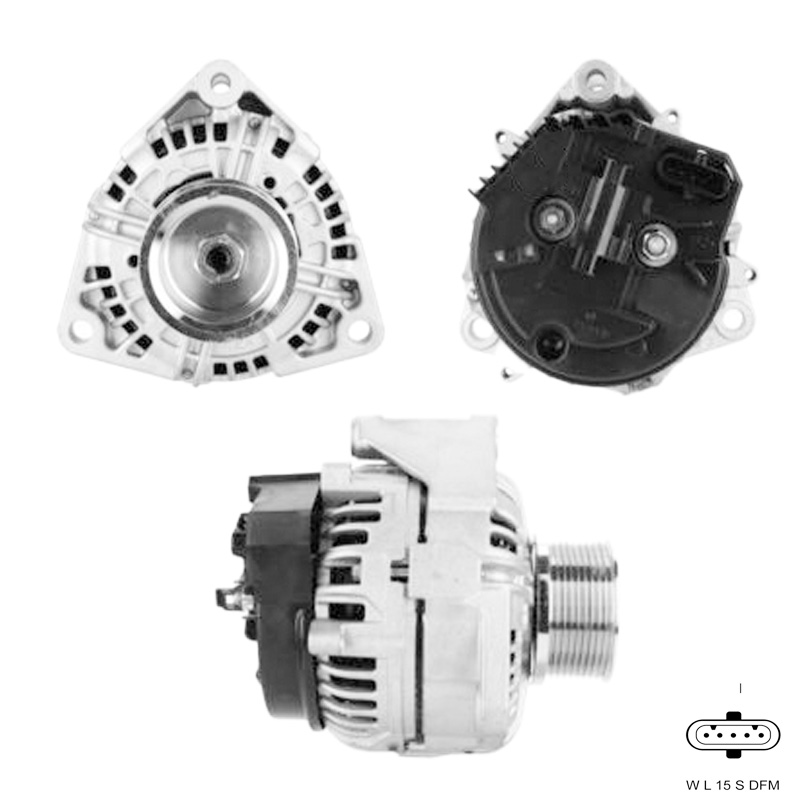 ALTERNATOR 24V 100 AMP MERCEDES-BENZ ACTROS - ATEGO - AXOR - CITARO - CONECTO - UNIMOG (0124655097)