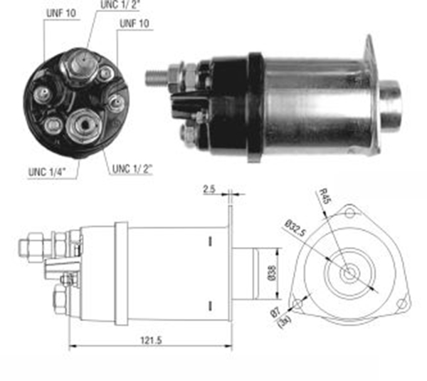 MARS OTOMATIGI 12V 37MT DELCO REMY