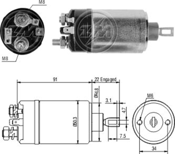 MARS OTOMATIGI 12V SKODA 100 - 110