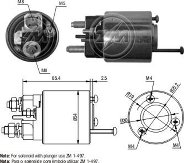 MARS OTOMATIGI 12V CITROEN BERLINGO - C1 - C2 - C25 - C3 - C4 - C5 - JUMPY - NEMO - XANTIA - XSARA / FIAT SCUDO / P