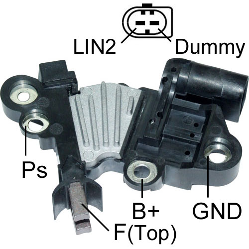 ALTERNATOR KONJEKTOR 12V LIN-DUMMY(X) TERMINAL MERCEDES SERVICING: BOSCH 0120000028 / 0121715006 - 007 - 011 - 014 - 015