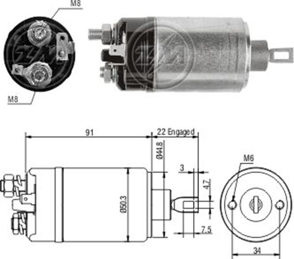 MARS OTOMATIGI 12V VOLVO 160 - 240 - 340 - 343 - 345 - C 202 - C 303 - C 304