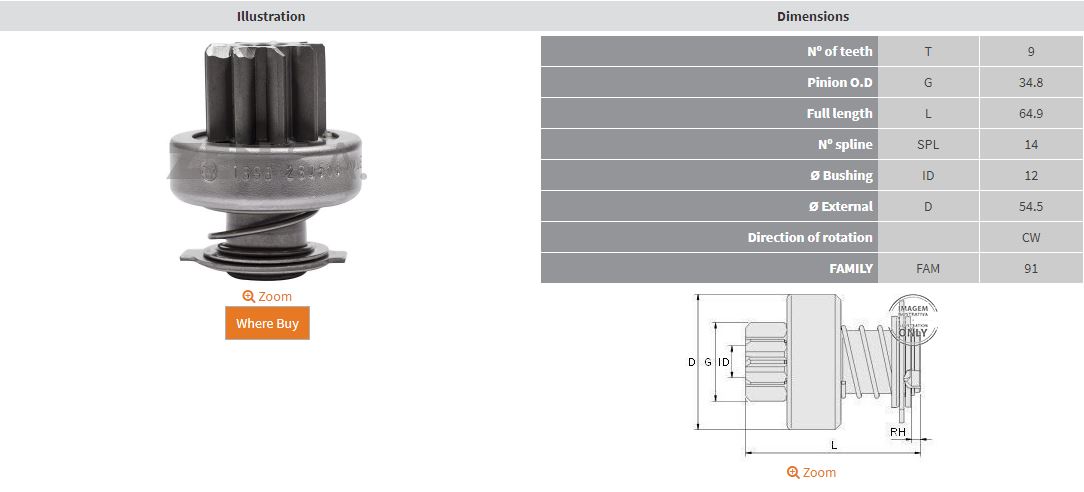 MARS DISLISI 9 DIS ATLAS COPCO / DEUTZ KHD (16.911.538)