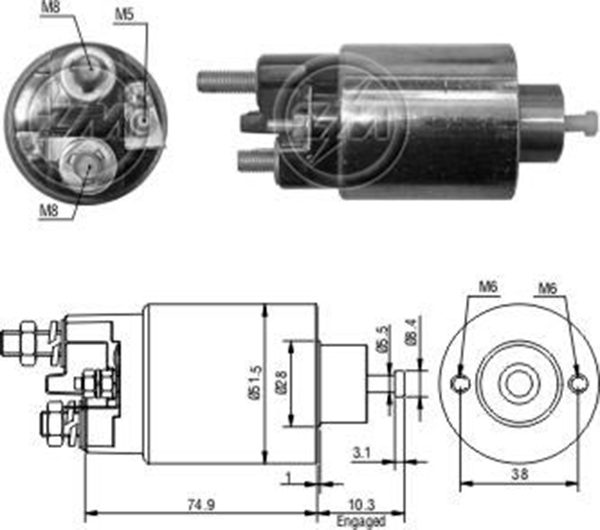 MARS OTOMATIGI 12V RENAULT CLIO - KANGOO 1.5 DIESEL / CITROEN BERLINGO / PEUGEOT 206 - 306 - 307 - 505 - 406