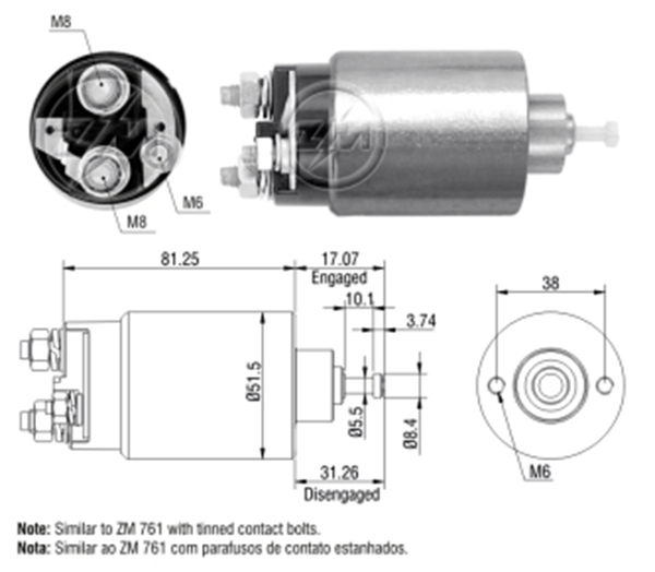 MARS OTOMATIGI 12V FORD CONNECT - FIESTA - FOCUS - TRANSIT - MONDEO - KA (CBS-F203 - SMO-1761)