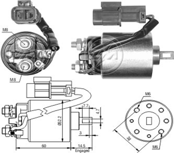 MARS OTOMATIGI 12V NISSAN D21 - PATHFINDER - TERRANO