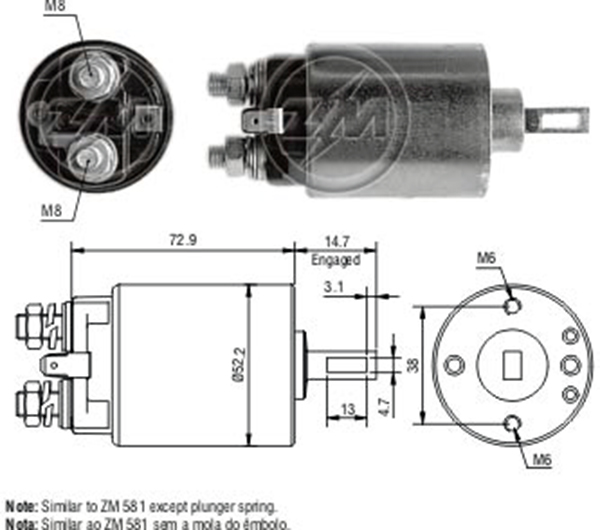 MARS OTOMATIGI 12V MASSEY FERGUSON TRACTOR / NISSAN 200 - 280 - 510 - 610 - 620 - 710 - BLUEBIRD - DATSUN - LAUREL