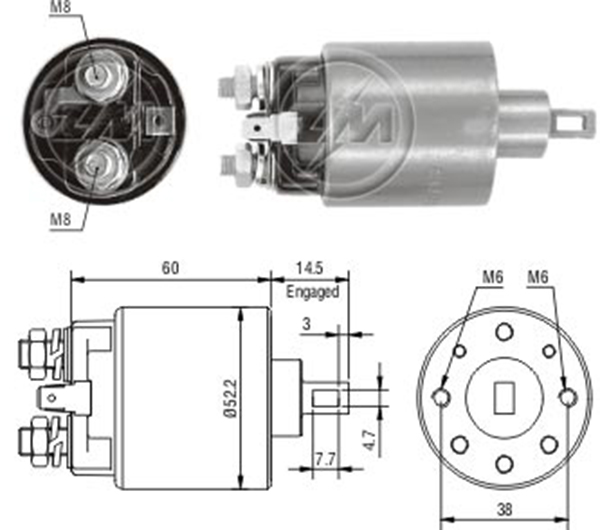 MARS OTOMATIGI 12V NISSAN MICRA - SUNNY - SUBARU (SHI-0710)