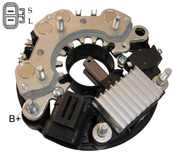 ALTERNATOR DIOT TABLASI 12V L-S TERMINAL NISSAN FORNTIER - XTERRA 2.4L (DIOT TABLASI + KONJEKTOR) 100 AMP