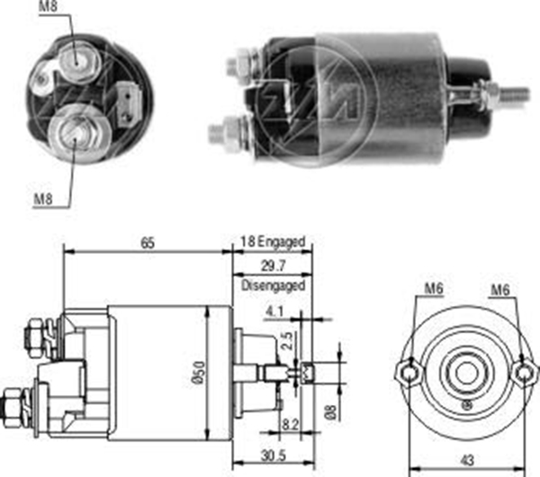 MARS OTOMATIGI 12V AGRALE / GM - CHEVROLET / GM - ISUZU / JOHN DEERE / KUBATO / MASSEY FERGUSON (SND-0705)