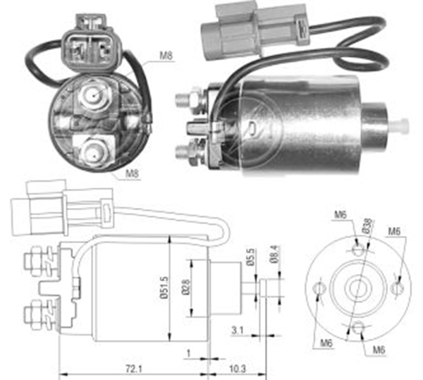 MARS OTOMATIGI 12V FORD MAVERICK / NISSAN D21 - INFINITI - KING CAP - PICK-UP - TERRANO