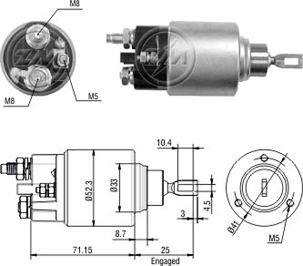 MARS OTOMATIGI 12V CITROEN / FIAT / LANCIA / PEUGEOT