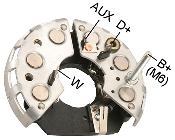 ALTERNATOR DIOT TABLASI VOLVO KAMYON 3 FIS B + CIVATA DEVIR SAATI CIKISLI 114MM