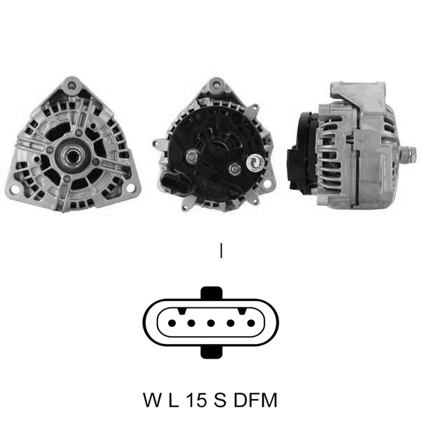 ALTERNATOR 24V 112 AMP DAF 85 - CF - XF (0124655039)