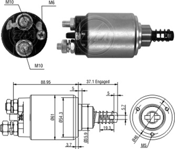 MARS OTOMATIGI 24V MERCEDES-BENZ L - 1317 - L - 1517 - O 371 - OF - 1115 - OF - 1315 - OF - 1318 - OF - 1721 - OH 1