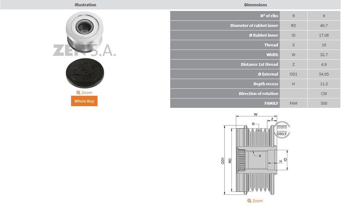 ALTERNATOR KASNAK AUDI A1 - A3 TFSI / SEAT TSI / SKODA TSI / VOLKSWAGEN TSI (6 KANAL)