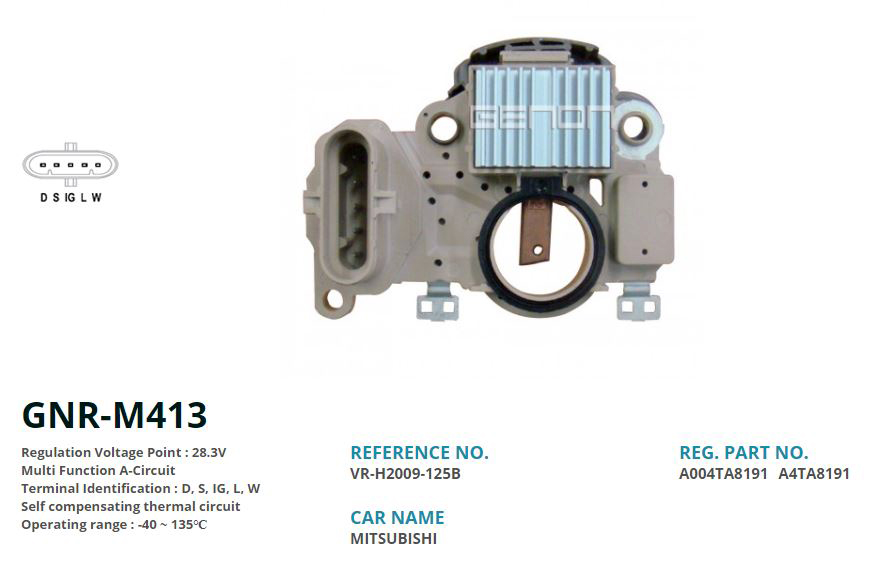 ALTERNATOR KONJEKTOR 24V DEUTZ MOTORLU DORUK OTOBUS (UWA-3733 - A4TA8191) (D, S, IG, L, W)