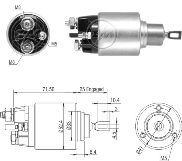 MARS OTOMATIGI 12V CITROEN / FIAT / HYUNDAI / LANCIA / MITSUBISHI / PEUGEOT