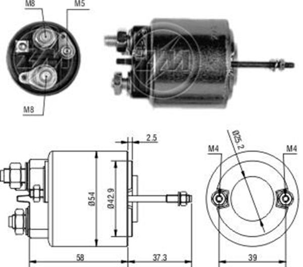 MARS OTOMATIGI 12V VOLVO PENTA DIESEL MARINE D9R116144