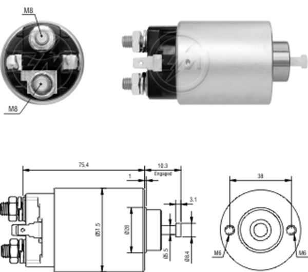 MARS OTOMATIGI 12V MITSUBISHI L200 - LANCER - PAJERO / MAZDA