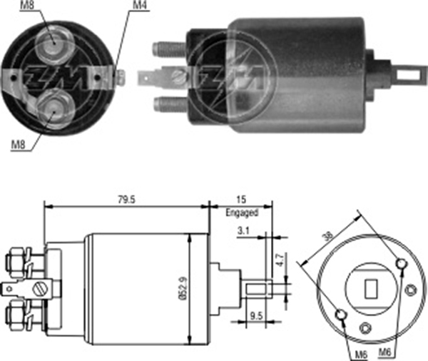 MARS OTOMATIGI 12V BMC NISSAN LEVENT / TD 2.4 - 2.5 - 2.7 MOTOR (SHI-1981 - SS-1227)