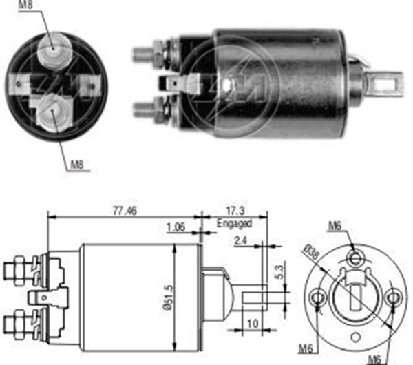 MARS OTOMATIGI 12V CHRYSLER - DODGE / CHRYSLER - PLYMOUTH / HYUNDAI / MAZDA MX - 3 / MITSUBISHI