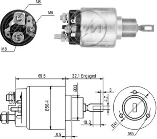 MARS OTOMATIGI 12V VOLKSWAGEN TEK CIVATA CIFT FIS / PORSCHE 911