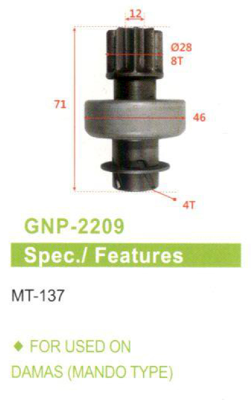 MARS DISLISI (UMD-5766) 8 DIS DAEWOO DAMAS TERS FREZE